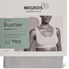 Ladies Bustier Lyocell (Farbe: grey, Grösse: XL)