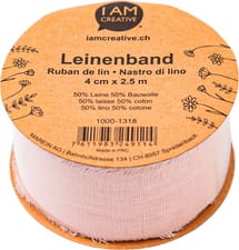 Ruban de Jute rose 40mmx1m