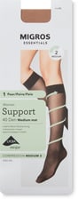 Ladies knee-highs (Grösse: 35-38, Farbe: nude)