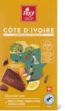 Frey Plaque de chocolat Chocolat Noir Amande & Citron