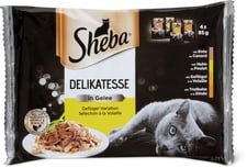 Sheba Delikatesse Poultry Variation in Jelly Duck, Chicken, Poultry, Turkey