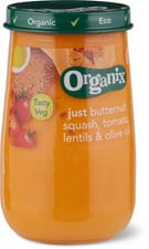 Organix Courge Lentilles huile d'olives