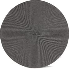 Set de table rond anthracite