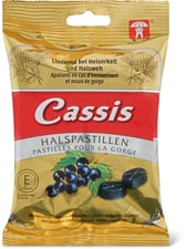 Pastilles pour la gorge cassis
