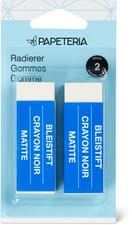 Gommes blanc 2p