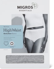 Ladies High Waist (Farbe: grey, Grösse: S)