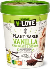 V-Love Glace en bac Vanilla, Chocolate and Cookie
