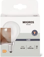M-HOME LED MATT P 40W E14 DUO