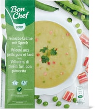 Bon Chef Feinerbsencrémesuppe mit Speck