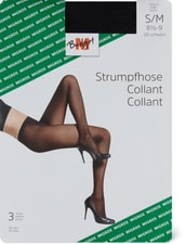 Damen Strumpfhosen (Grösse: M / L, Farbe: schwarz)