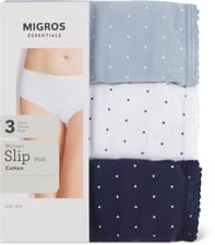 Slip Midi 3 donna (Colore: blu chiaro, Taglie: XL)