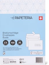 Papeteria C5 Enveloppes avec fenêtre droite