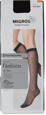 Kniestrümpfe 20 Den (Grösse: one size, Farbe: schwarz)