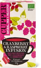 Cupper Bio Infusion aux fruits Cranberry et framboise
