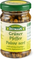 Dittmann Antipasti Poivre vert mariné, légèrement épicé