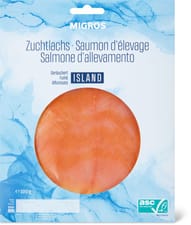 Migros ASC saumon fumé islande