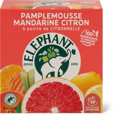 Elephant pamplemouss mandrine citron
