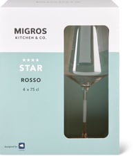 Star Rosso lot de 4, 75 cl (Type: ROSSO)