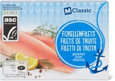 M-Classic ASC filets de truite fumés
