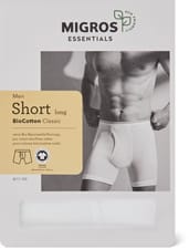 Men's Short Long Cot (Farbe: white, Grösse: S)