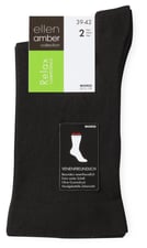 Damen Socken Relax 2er Pack (Farbe: schwarz, Grösse: 39-42)