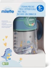 Tasse avec paille bleu 6M+ 300ml (Couleur: tradition, Taille: 000)