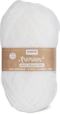 Fil Premium, 100% acrylique, blanc
