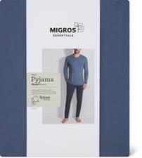 Men's Pyjama (Farbe: night blue, Grösse: M)