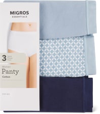 Panty 3er Pack (Farbe: h'blau, Grösse: M)