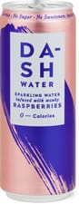 Dash Water Raspberries Sparkling water 0. calories