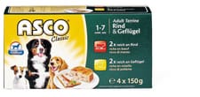 Asco Adult Terrine Classic Bœuf et volaille, 1-7 ans