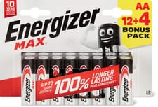Energizer Max AA 12+4