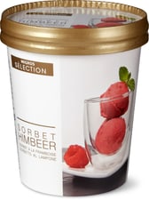 Sélection Glace en pot Sorbet à la framboise
