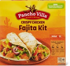 Pancho Villa Fajita Kit Crispy Chicken doux
