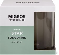 Star Longdrink mince vert 4 pièces, 50cl (Couleur: vert, Taille: 000)