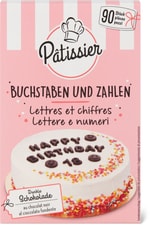 Patissier Lettres & Chifres en chocolat