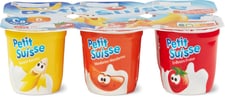 Petit Suisse mandarine/banane/fraise