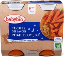 Babybio carotte patate douce blé 200