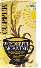 Cupper Bio Kräutertee Wonderful Morning Zitronengras, Mate & Zitronenverbene
