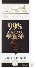 Lindt Excellence Plaque de chocolat Noir 99% Cacao