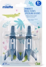 Milette Zahnbürste 2Stk. (Farbe: blau, Grösse: 000)