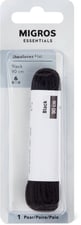 Schnürsenkel flach (Farbe: black, Grösse: 090)