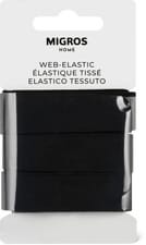 Élastique tissé 2,5 m, noir