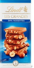 Lindt les grandes Lait noisettes 34%