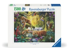 Puzzle Tigres au plan d'eau 1500