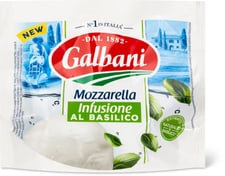 Mozzarella con basilico Galbani