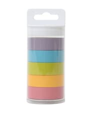 WASHITAPE Set, uni, 5 Stk.
