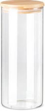 Boite verre ronde couvercle bambou