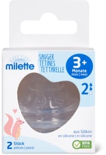 Milette Tétine taille 3+ m.
