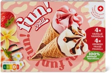 Fun Cornet petit Vanille & Fraise